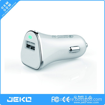 2016 latest high quality QC3.0 fast car charger for smart phones